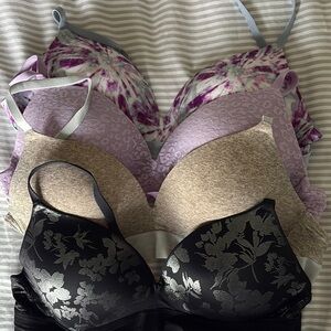 Victoria’s Secret PINK Floral and Lace Women's Bra Set Wireless PushIp
